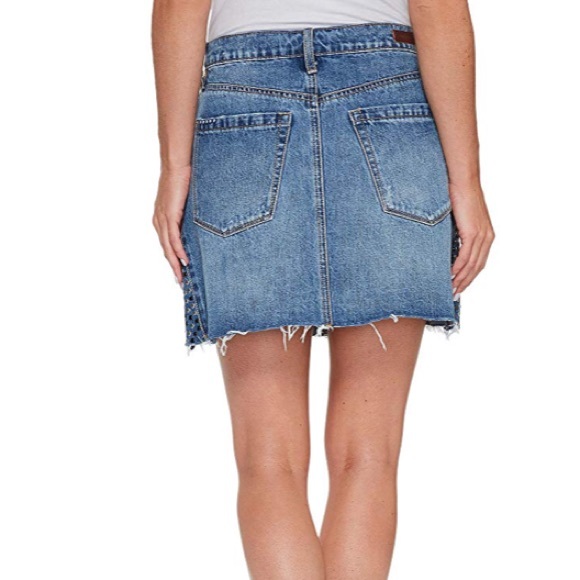 Blank NYC denim studded mini skirt - Picture 5 of 8